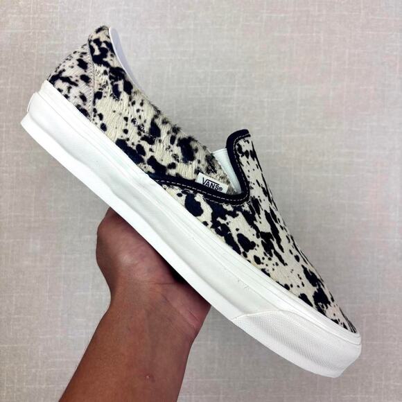 ? Vans Slip-On 98 LX “Pony Hair Black White” 9.5M